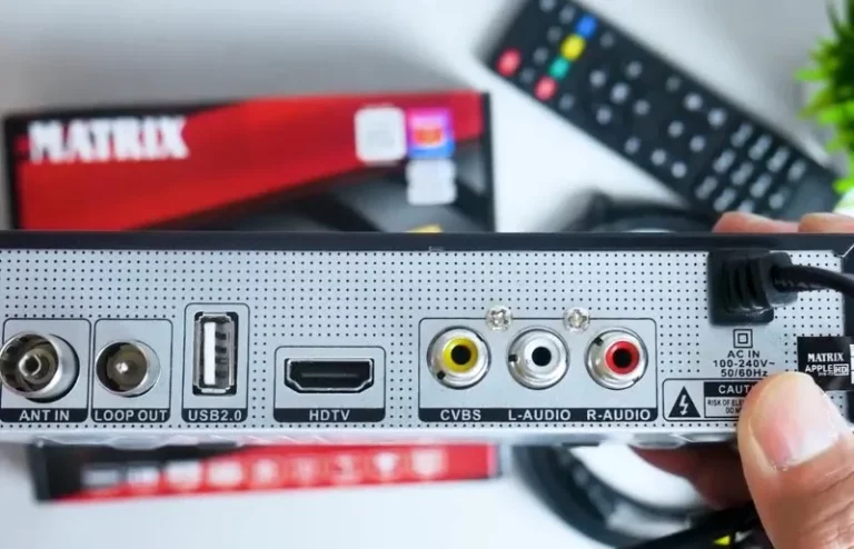 Cara Memasang Set Top Box Matrix Pada TV LED