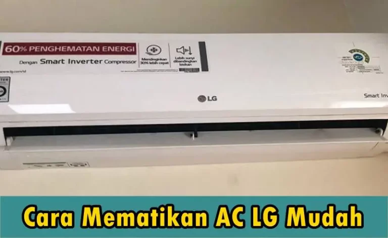 Cara Mematikan AC LG Menggunakan Remot dan Tombol Power
