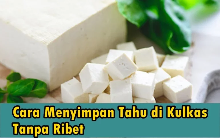 Cara Menyimpan Tahu di Kulkas Tanpa Ribet, Simak di Sini