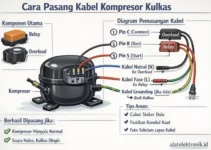 Cara Pasang Kabel Kompresor Kulkas yang Benar Biar Mesin Nyala Normal