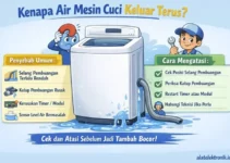 Kenapa Air Mesin Cuci Keluar Terus? Ini Penyebab dan Solusinya