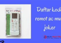 Panduan Lengkap: Kode Remote AC Joker 7000 Panasonic Praktis